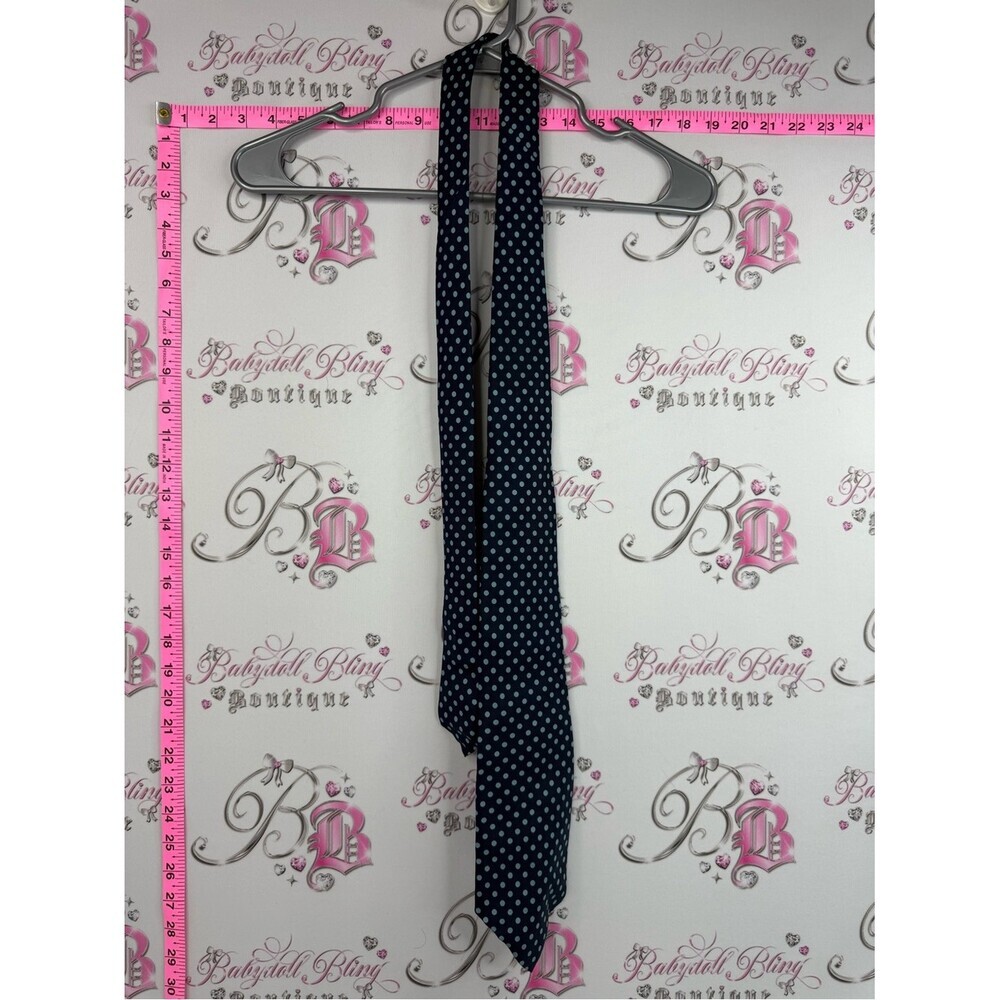 John comfort Silk tie Men's Navy Polka Dot Tie - Classic Formal Accessory London